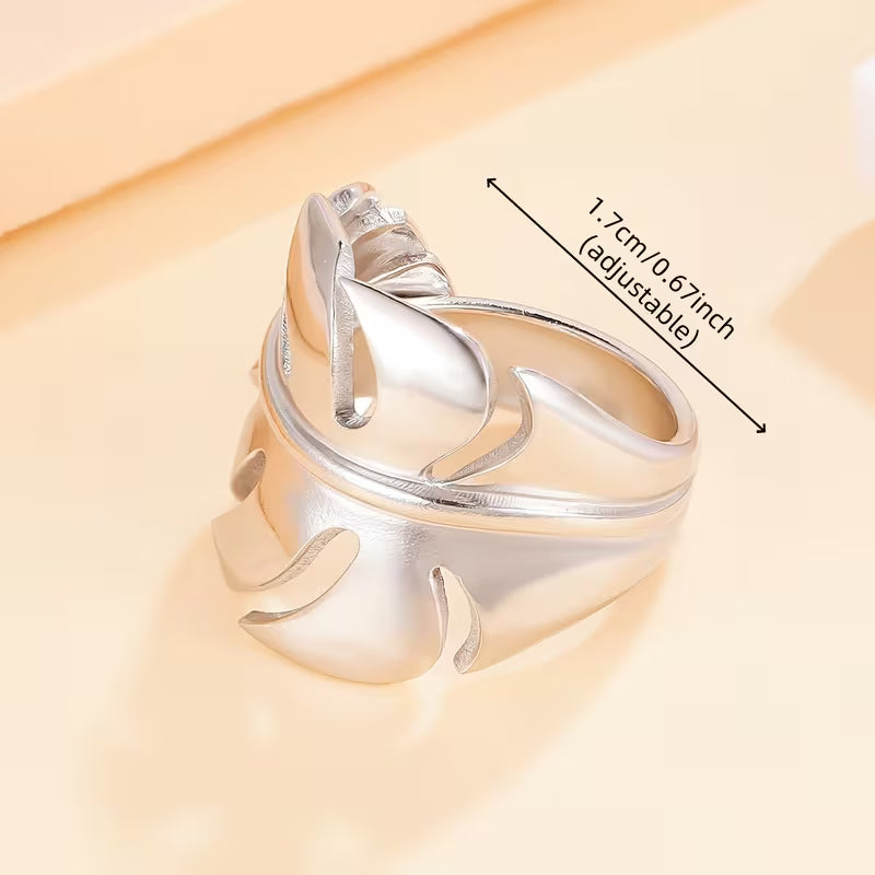 Monstera | Ring mit Blattmotiv