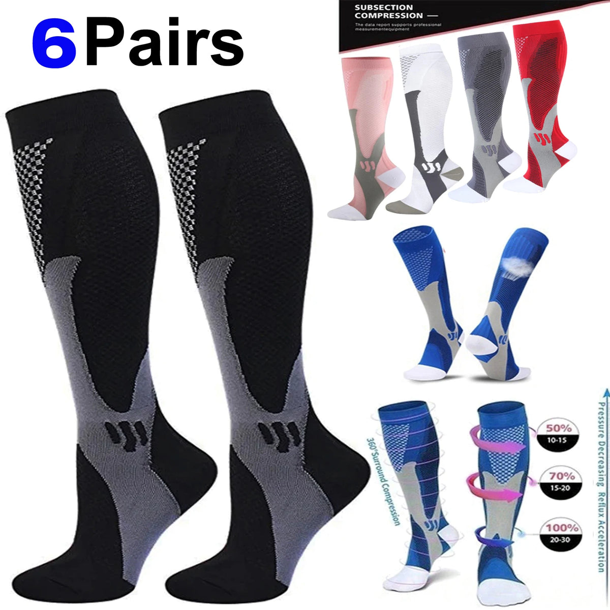 KLAMM Kompressions-Wandersocken