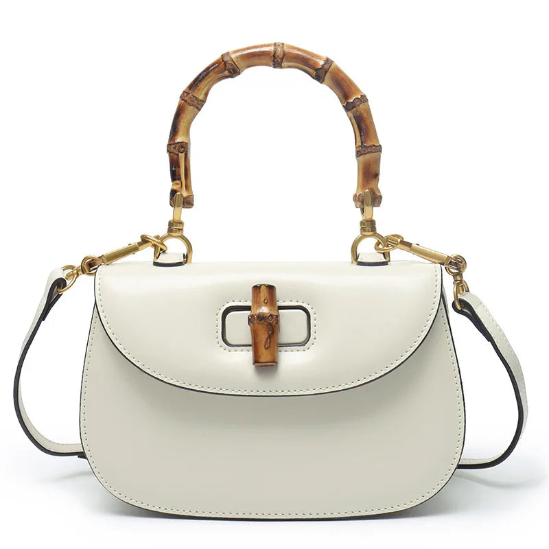 The Astor | Henkeltasche mit Bambusgriff