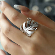 Monstera | Ring mit Blattmotiv