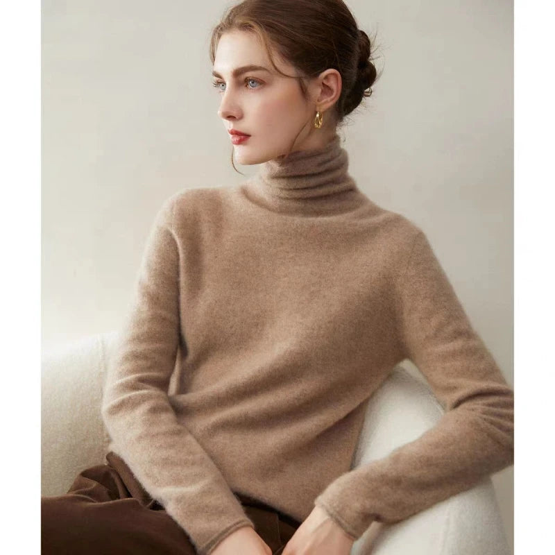 NobleLoft Merino-Rollkragenpullover