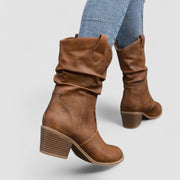 Vivian – Orthopedic Leather Boots