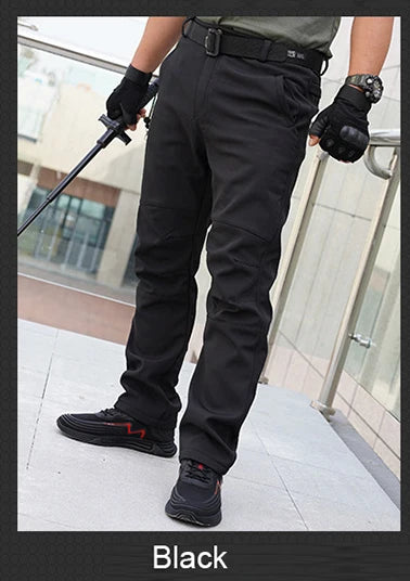 HARSCH Winter-Softshellhose Herren, schwarz