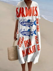 Sardine | Lockeres Statement Sommerkleid
