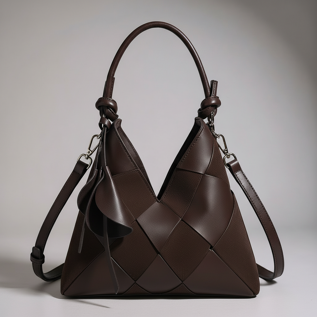 Sloane | Schultertasche in Flechtoptik