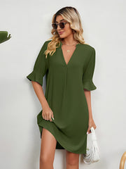 Soraya | Luftige V-Ausschnitt Kleid