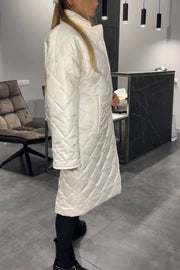 Kendall | Eleganter, figurschmeichelnder Wintermantel – Warm ohne aufzutragen, mit Leopard-Futter