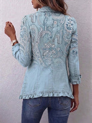 Estrella | Vintage-Jacke mit Paisley-Druck